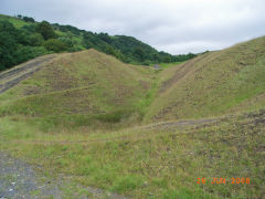 
Lower Varteg Colliery tips, June 2008